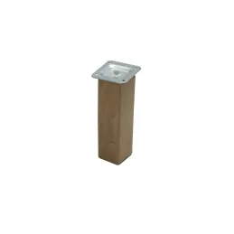 Pied de meuble en bois 45x45 AGOS / Hêtre verni