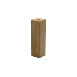 Pied de meuble en bois 45x45 AGOS / Hêtre verni