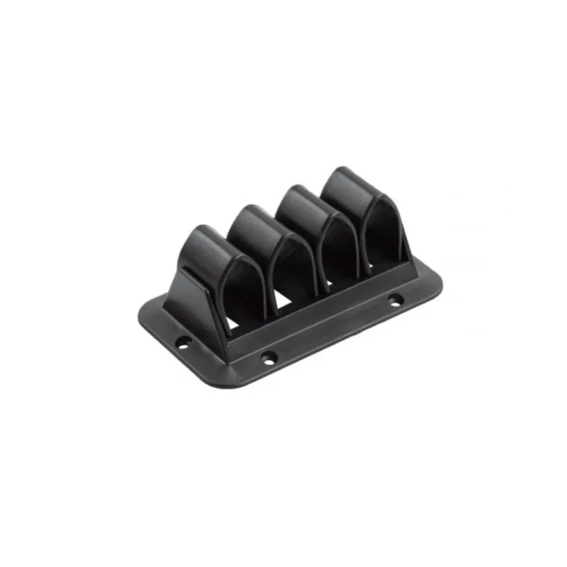 Support de câbles à 3 rangées / Noir mat