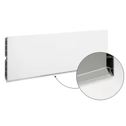 Plinthe de cuisine en plastique / Blanc mat