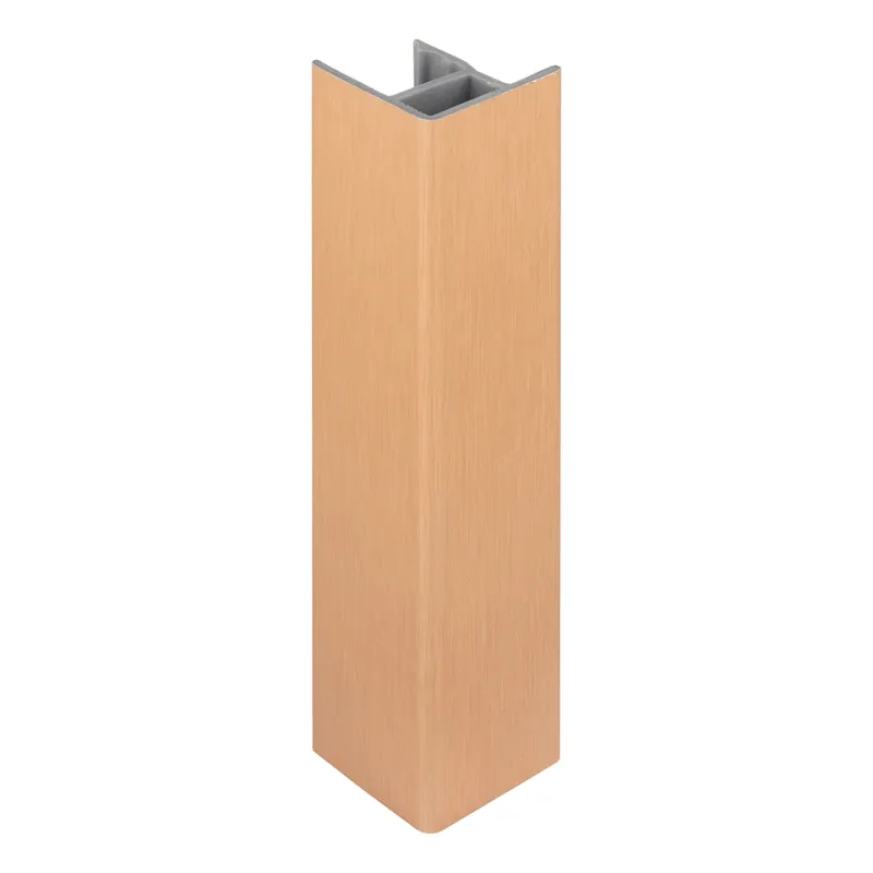Raccord d’angle pour plinthe 90° / Cuivre brossé