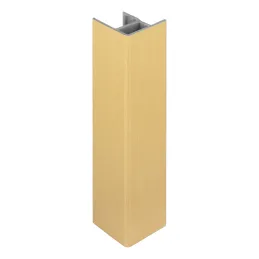 Raccord d’angle pour plinthe 90° / Or brossé