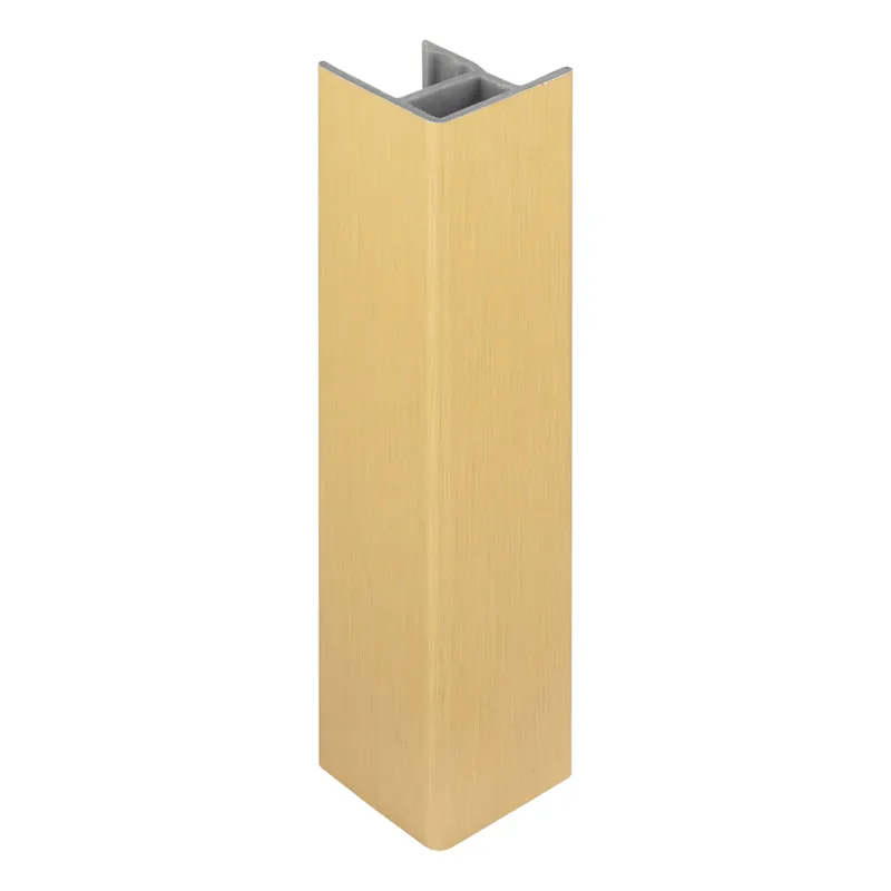 Raccord d’angle pour plinthe 90° / Or brossé