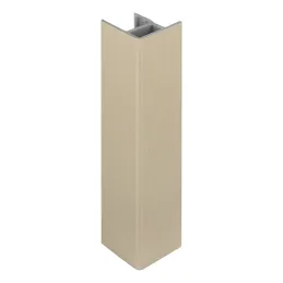 Raccord d’angle pour plinthe 90° / Acier inoxydable brossé