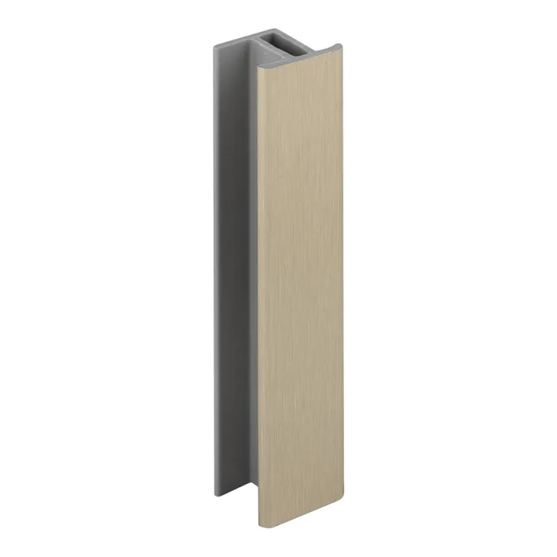Raccord de plinthe traversant / Acier inoxydable brossé