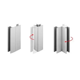 Raccord flexible pour socle / Doré brossé
