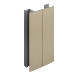 Raccord flexible pour socle / Acier inoxydable brossé