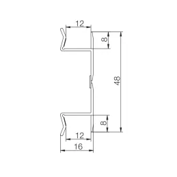 Raccord flexible pour plinthe / Noir brillant