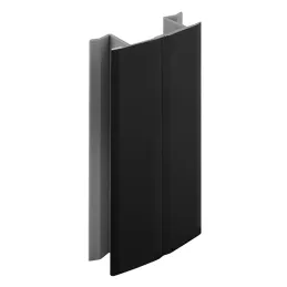 Raccord flexible pour plinthe / Noir brillant