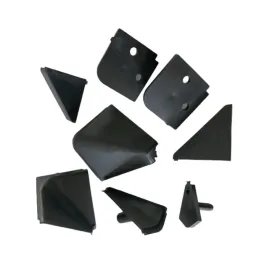 Kit d’embouts pour barre d’étanchéité DELTA / Anthracite