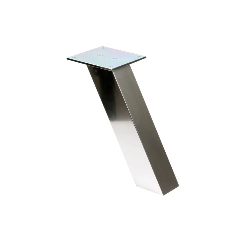 Console de bar INEZ inclinée / Chrome brillant