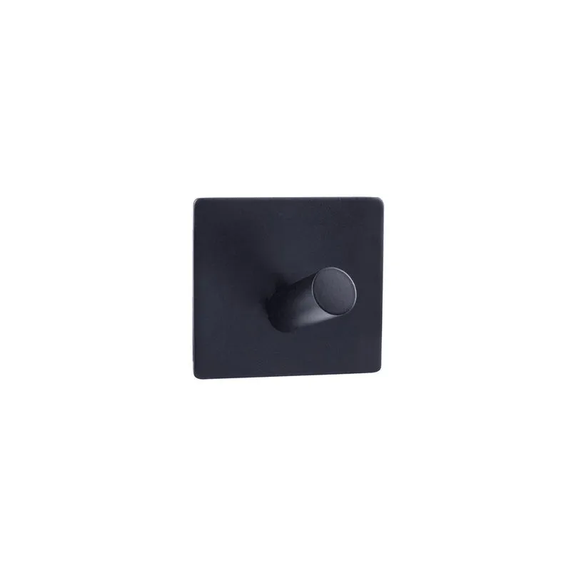 Patère adhésive AXIL / Noir mat