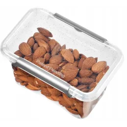 Boîte alimentaire antibactérienne 0,5 l / Transparente