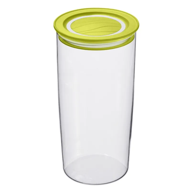 Boîte de conservation alimentaire 1,2 L / transparente - jaune