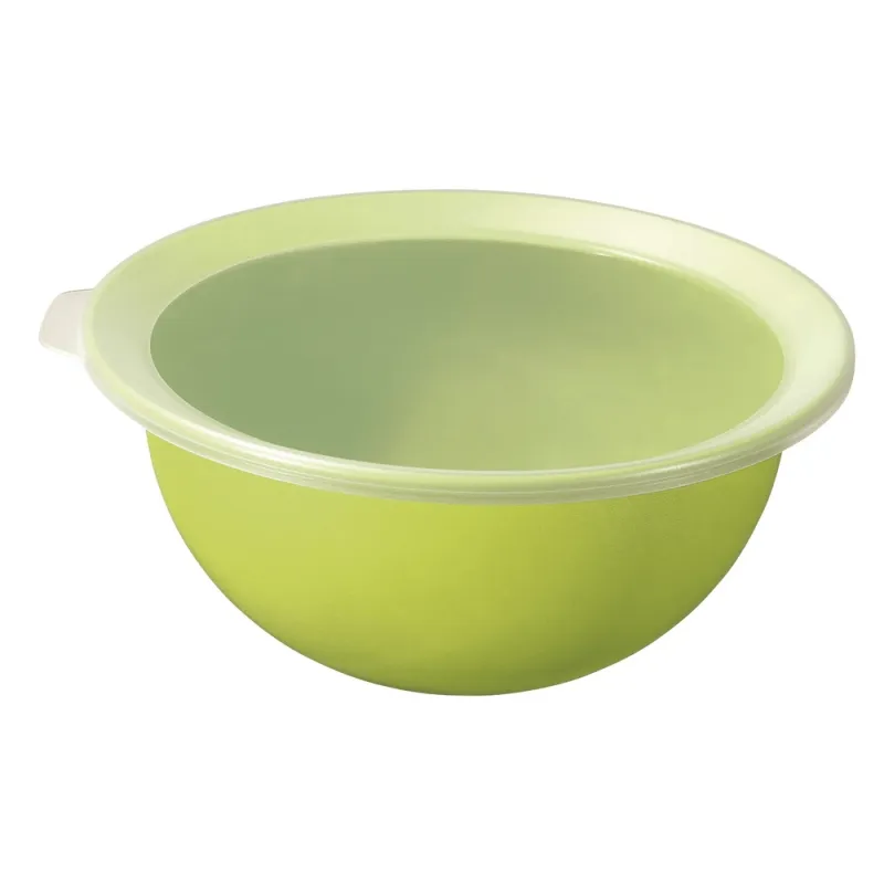 Bol en plastique avec couvercle CARUBA 1,8 L / Vert
