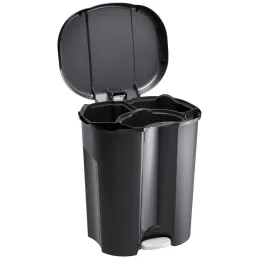 Poubelle TRIO 2x15L + 1x10L / Noire