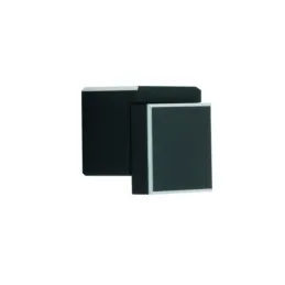Poignée bouton DESIGNO / Noir mat – argenté