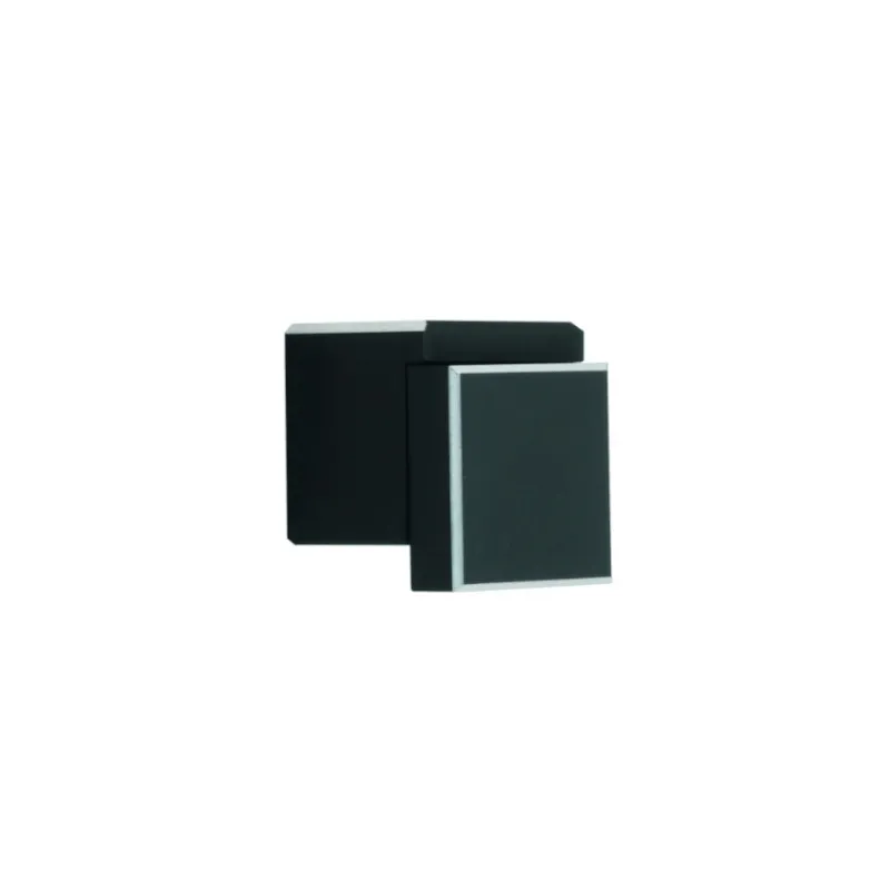 Poignée bouton DESIGNO / Noir mat – argenté