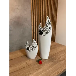 Vase en céramique MAGIC / Blanche