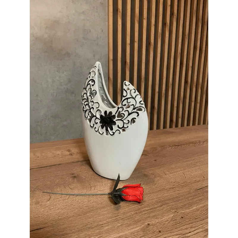 Vase en céramique MAGIC / Blanche