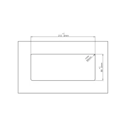 Prise électrique escamotable EVOline BackFlip FRENCH + recharge USB 1x / Imitation inox
