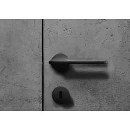 Poignée sur rosace GRACE / ANTHRACITE