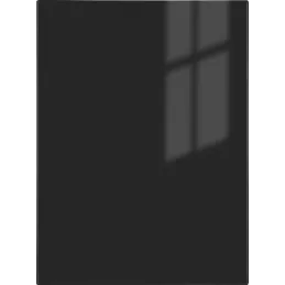Portes de meuble SENOSAN, finition ultra brillante / Gris foncé SCR 85382