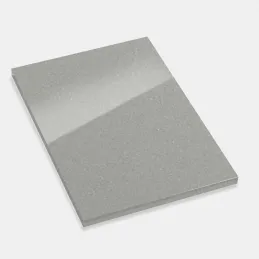 Portes de meuble SENOSAN, finition ultra-brillante / Gris clair métallisé SCR 85385