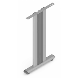 Pied de structure de table Desk Bar TEMPO T 400 / gris