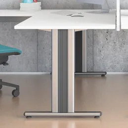 Pied de structure de table Desk Bar TEMPO T 400 / gris