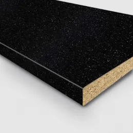 Plan de travail KRONOSPAN Andromeda noir mat (chant ABS) / K218 GM
