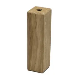Pied de meuble en bois 45x45 AGOS / Chêne brut
