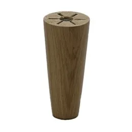 Pied de meuble en bois D45 AGOS II / Chêne brut
