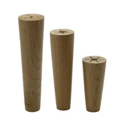 Pied de meuble en bois D45 AGOS II / Chêne brut