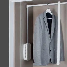 Porte-manteau rabattable DELUXE / Blanc