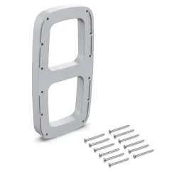 Patins sous cintre DELUXE – 2 pièces / Chrome