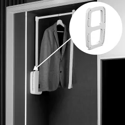 Protection pour cintre DELUXE – 2 pièces / Titane