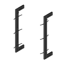 Système modulaire de rayonnage ZERO 900 mm / Noir mat