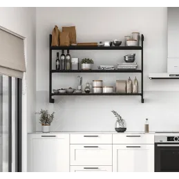 Système modulaire de rayonnage ZERO 900 mm / Noir mat