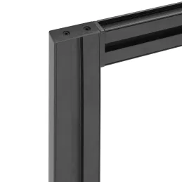 Système modulaire de dressing ZERO 2115 mm – 3 montants / Noir mat