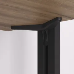Set de poignées pour armoire du système modulaire de dressing ZERO / Noir mat