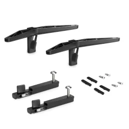 Set de poignées pour armoire du système modulaire de dressing ZERO / Noir mat