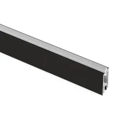 Tringle de penderie de 1 m pour système modulaire de dressing ZERO / Noir mat