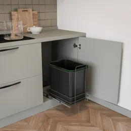 Poubelle coulissante LIMITE 35 L / Anthracite