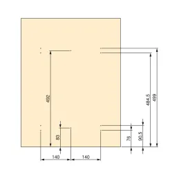 Poubelle coulissante LIMITE 70L / Anthracite