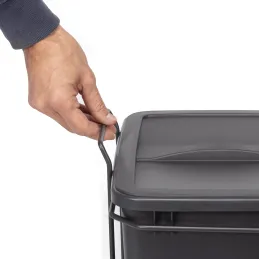 Poubelle coulissante LIMITE 70L / Anthracite