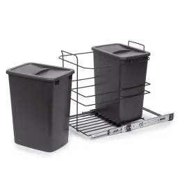 Poubelle coulissante LIMITE 70L / Anthracite