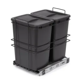 Poubelle coulissante LIMITE 70L / Anthracite