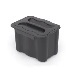 Poubelle à fixer sur la porte 5 L / Anthracite