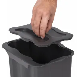 Poubelle à fixer sur la porte 5 L / Anthracite